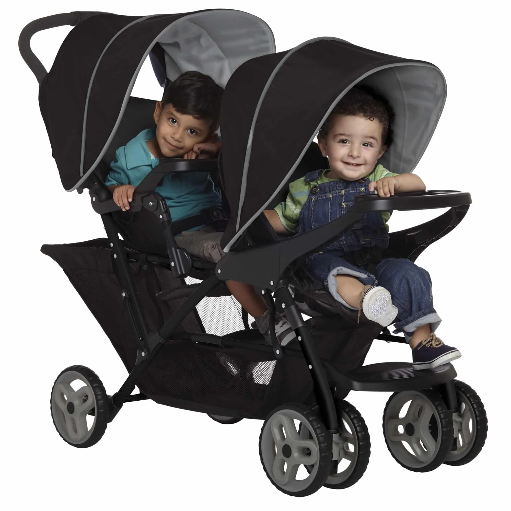 Graco Stadium Duo Tandem Stroller - Black/Grey