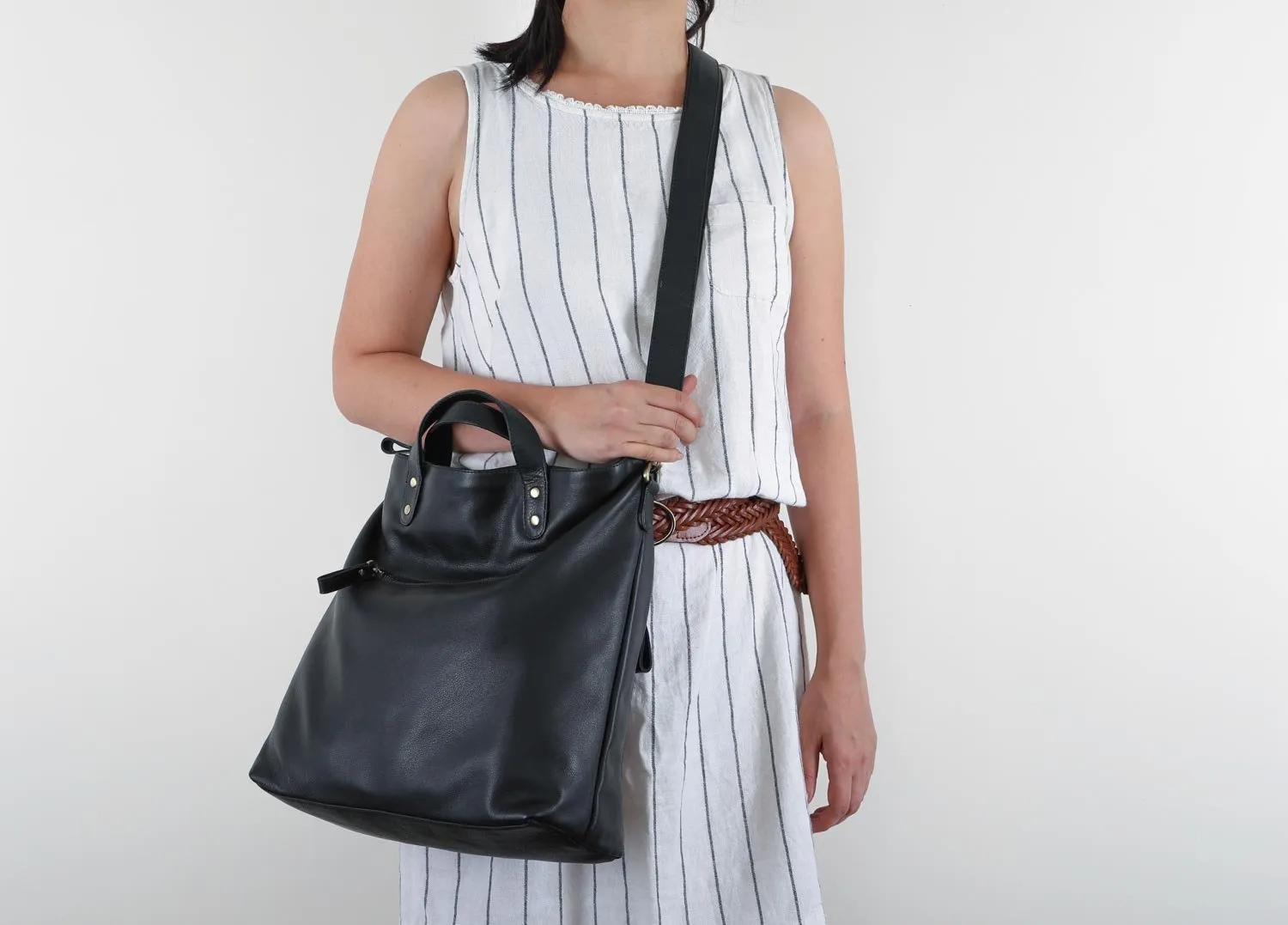 Hana Satchel in Black