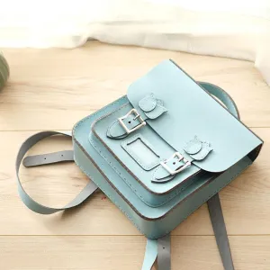 Handmade Leather Cute Backpack Bag Satchel Purse Personalized Monogrammed Gift Custom Satchel Bag Purse Backpack Bag Purse