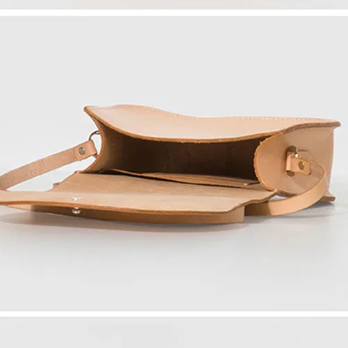 Handmade Leather Satchel Saddle Bags Purses