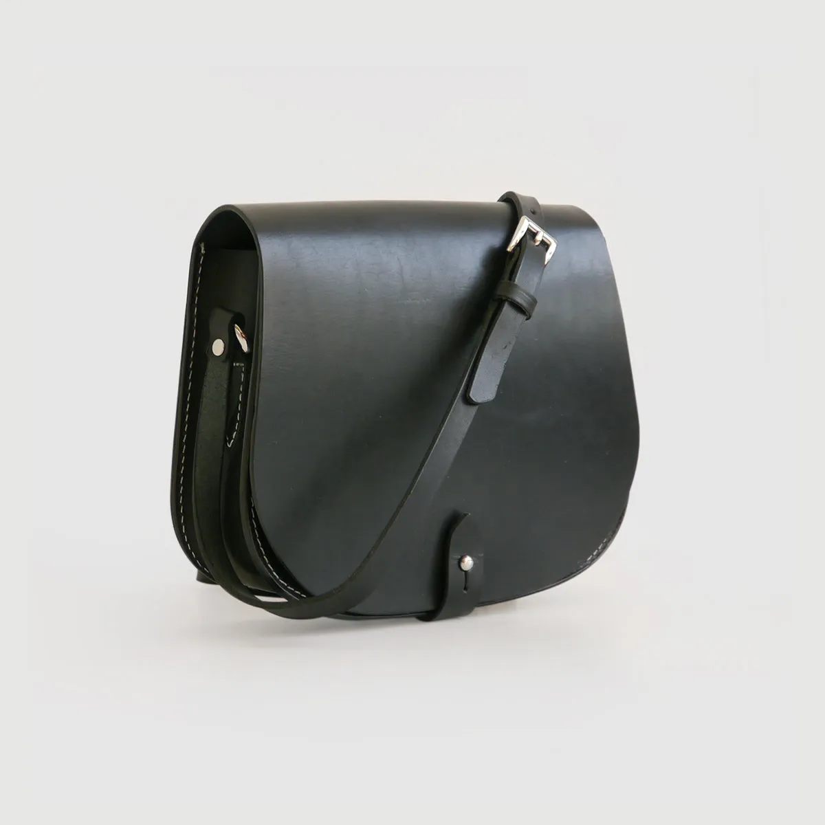 Handmade Leather Satchel Saddle Bags Purses