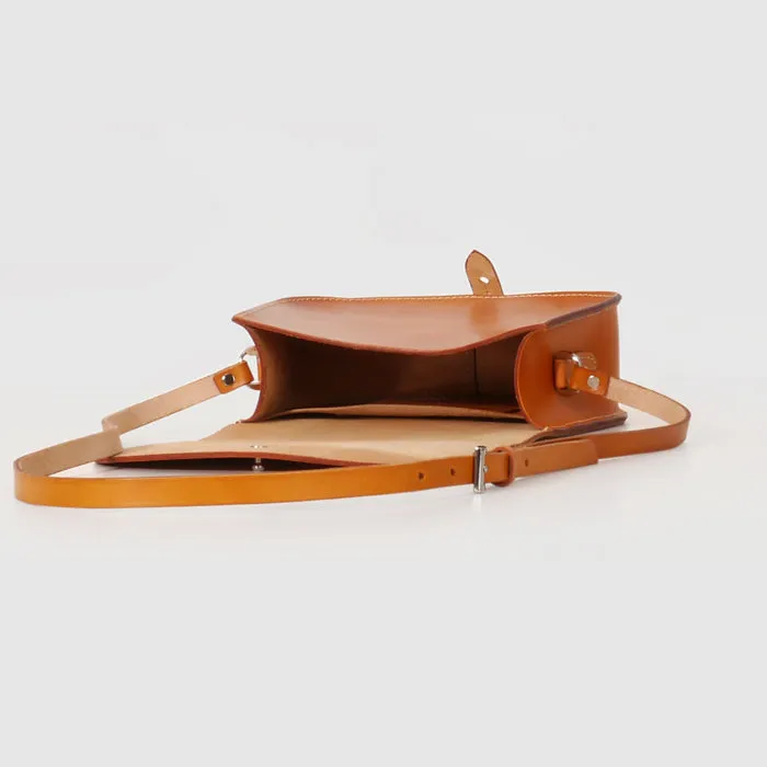Handmade Leather Satchel Saddle Bags Purses