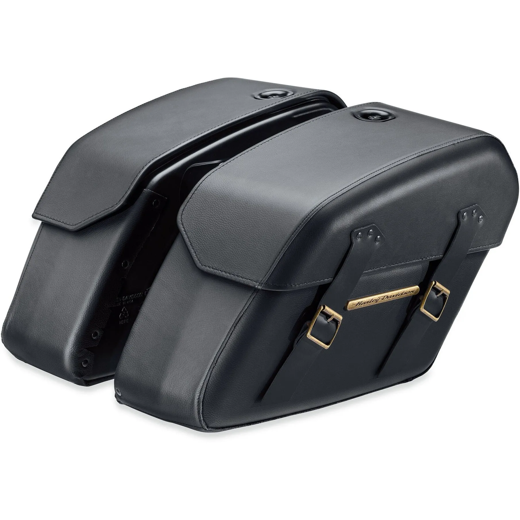 Harley-Davidson® H-D Detachables Saddlebags – Brass Trim