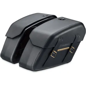 Harley-Davidson® H-D Detachables Saddlebags – Brass Trim