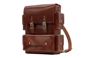 Havana Brown Mini Sample Sale No. 1116 - Backpack in Havana Brown With 4 Side Pockets