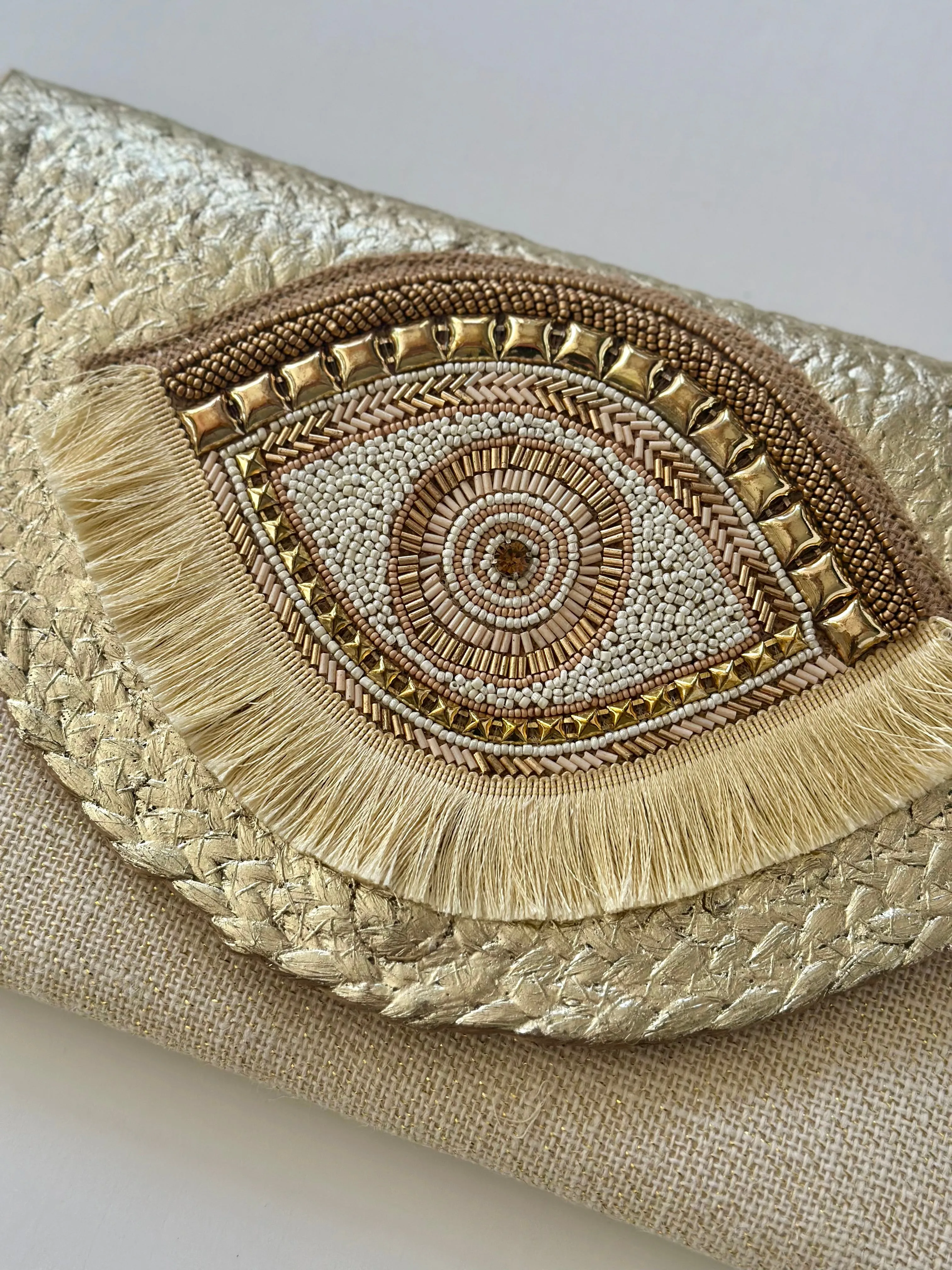 HB31 EVIL EYE CLUTCH BAG