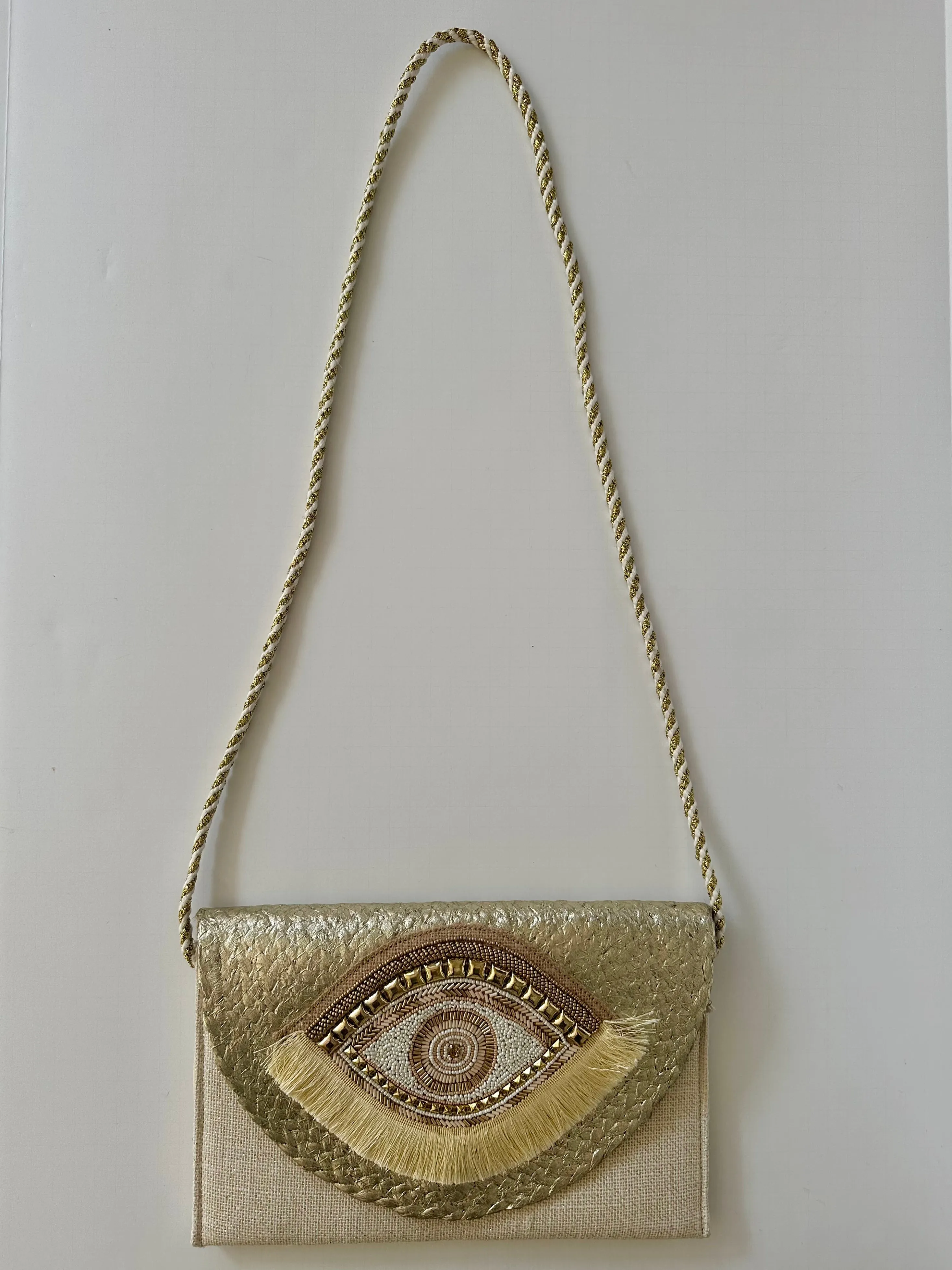 HB31 EVIL EYE CLUTCH BAG