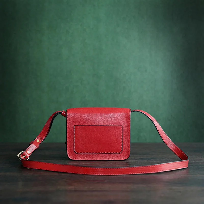 High Fashion Itanlian Vegetable Tanned Leather Satchel, Messenger Shoulder Bag For Women D031