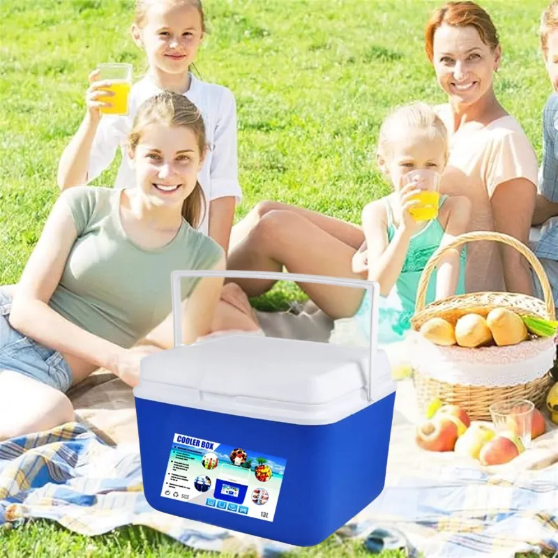 Ice Box Cooler Multifunctional Storage Insulation Box Fresh-Keeping and Ice Storage Outdoor BBQ Camping Picnic