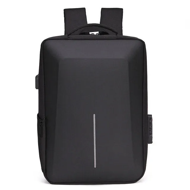 IKE MARTI Multifunctional Men's Anti Theft Laptop Backpack