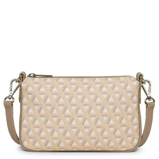 Ikon Beige Small Clutch Bag