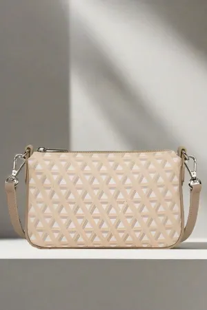 Ikon Beige Small Clutch Bag