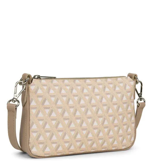 Ikon Beige Small Clutch Bag