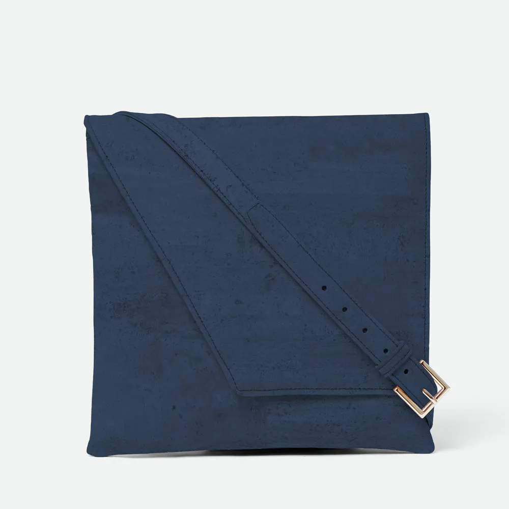 Inizio Cork Satchel - Midnight Blue
