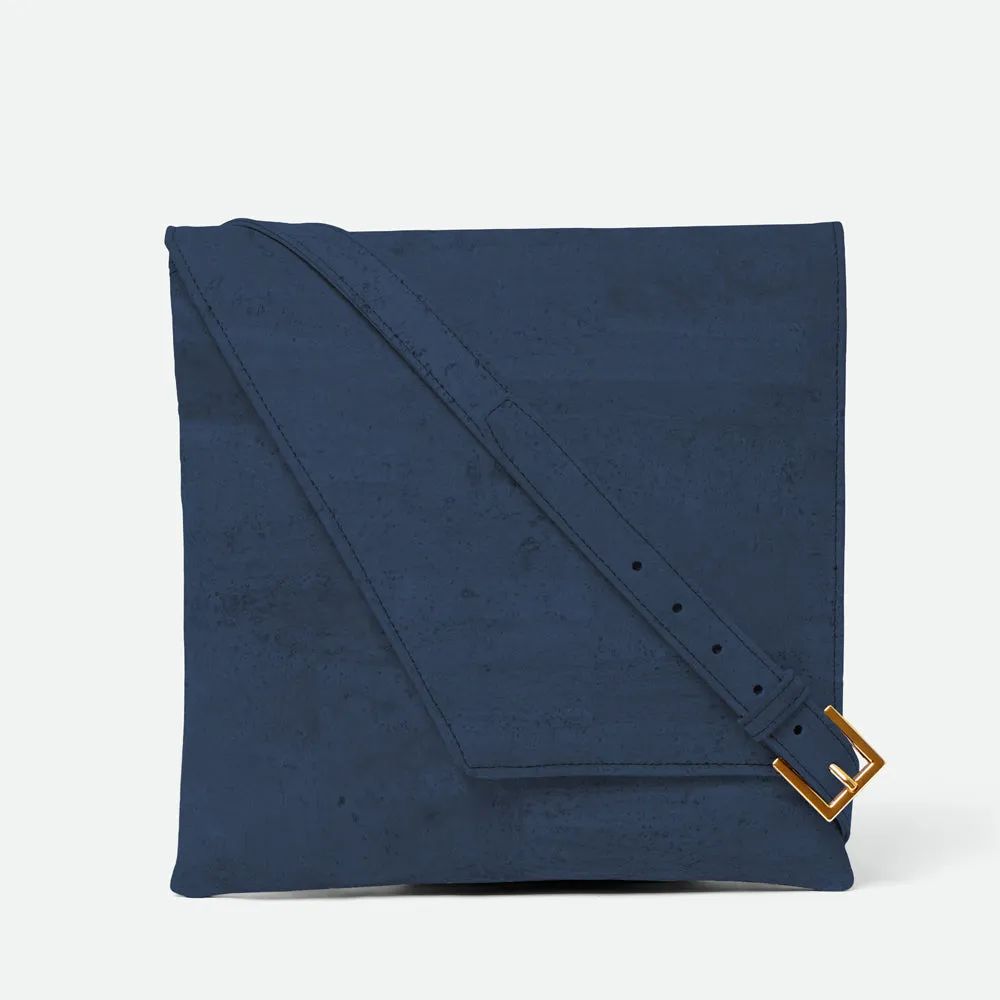 Inizio Cork Satchel - Midnight Blue