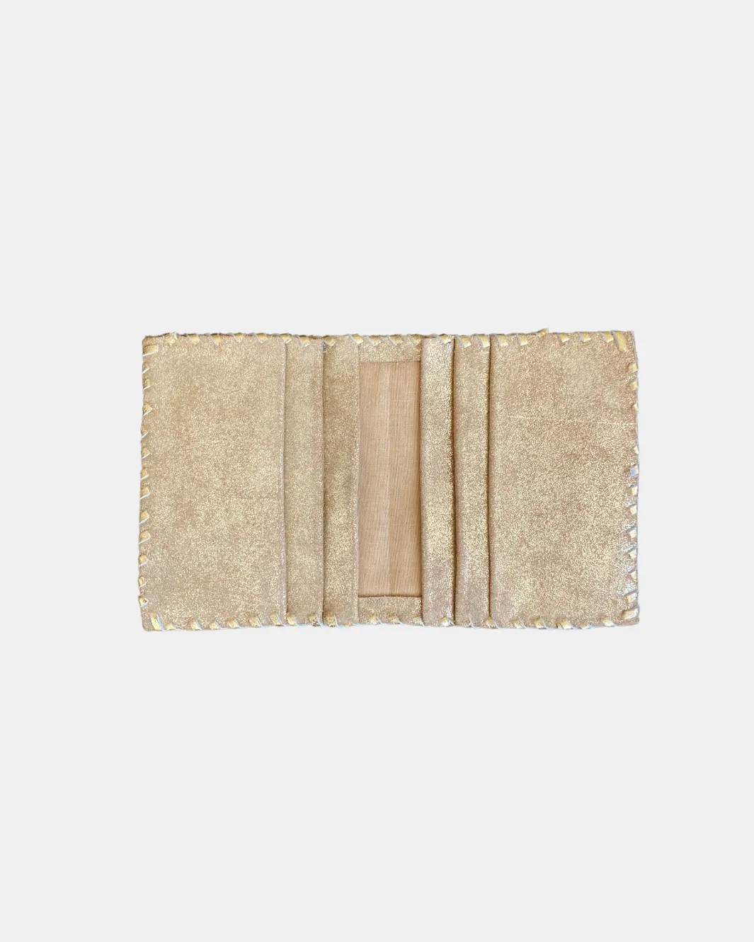 JANE FOLDING CARD HOLDER IN ROSE GOLD