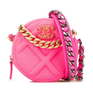 Jersey 19 Round Clutch on Chain
