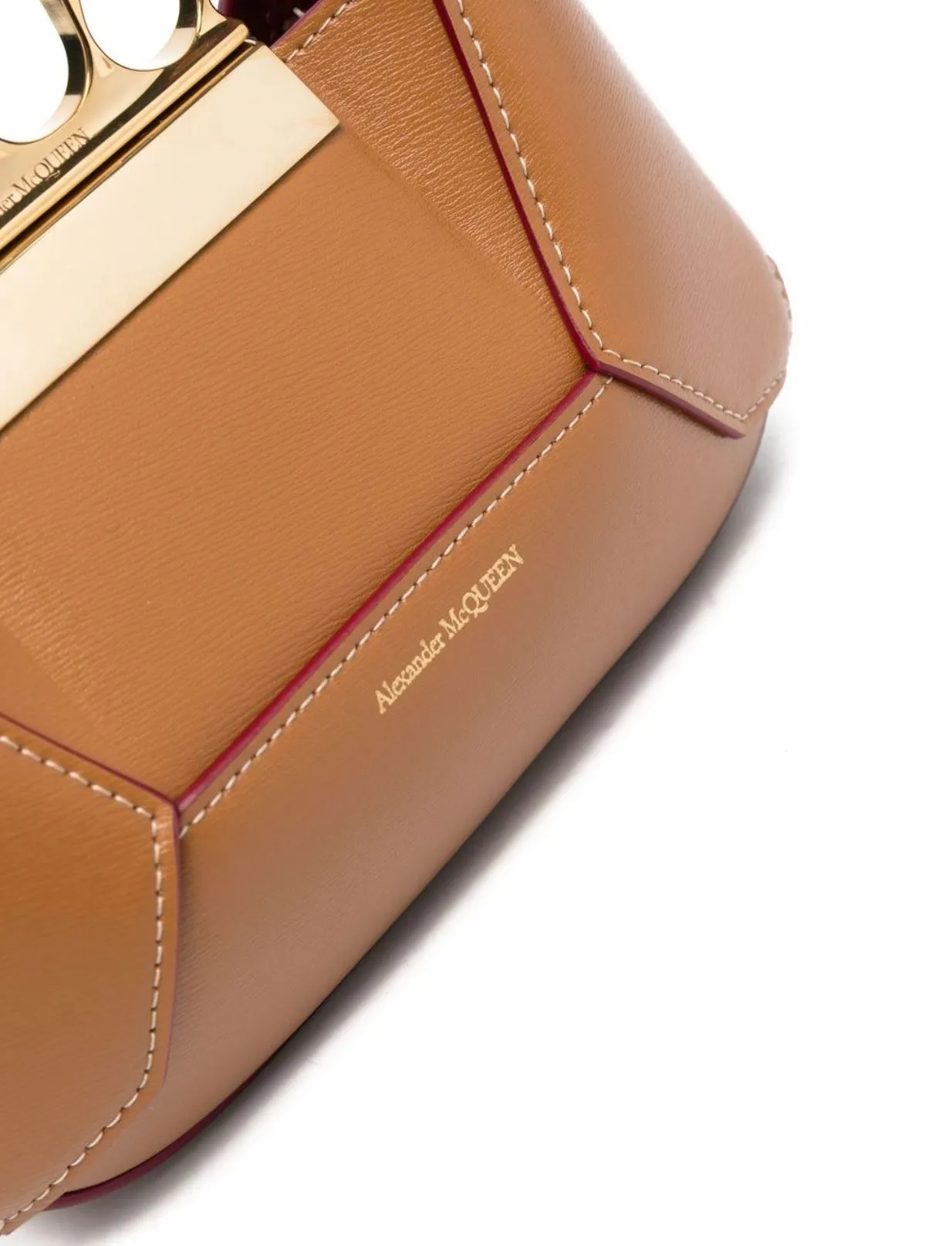 Jewelled Hobo Mini Bag, Tan/Gold