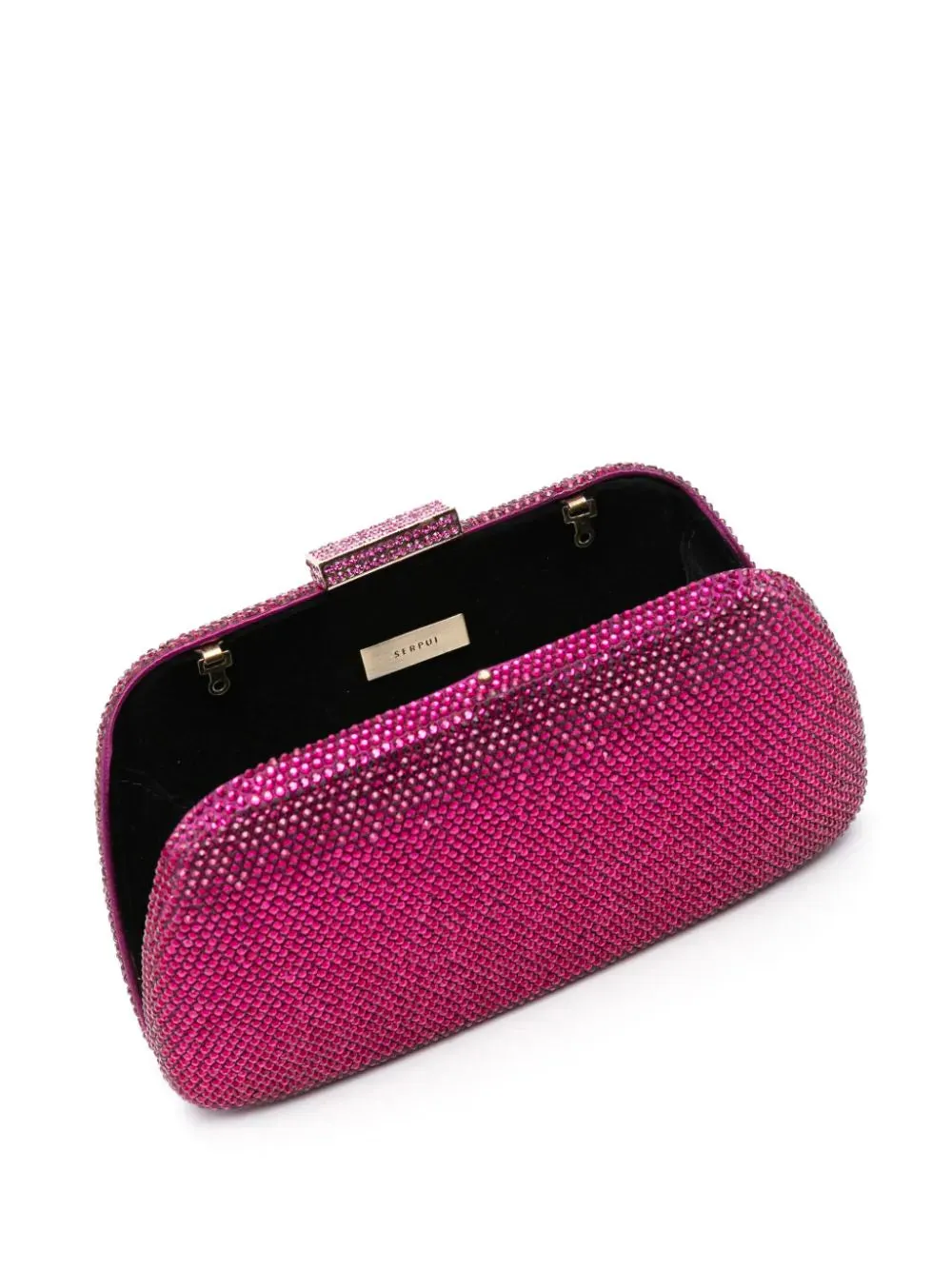 JOSEPHINE CRYSTAL EMBELLISHED BAG- FUCHSIA