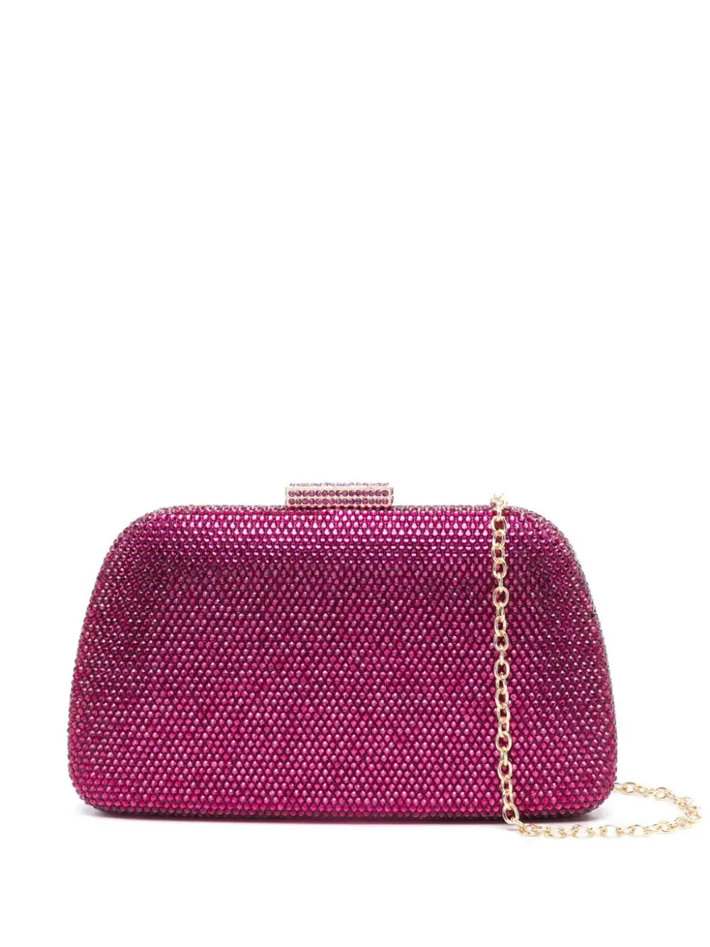 JOSEPHINE CRYSTAL EMBELLISHED BAG- FUCHSIA