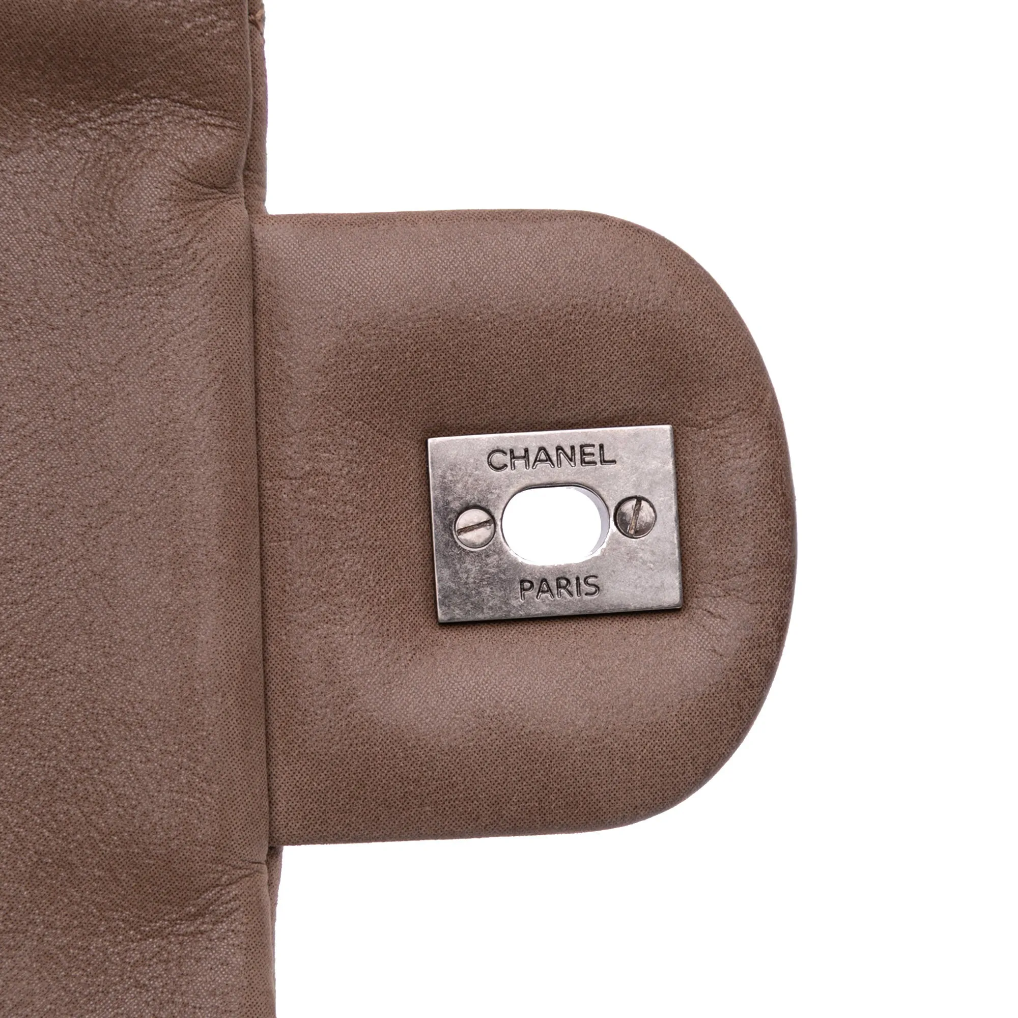 Jumbo Iridescent Calfskin In The Mix Flap