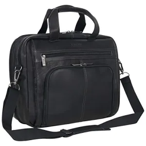 Kenneth Cole Reaction Manhattan Colombian Leather Laptop Briefcase