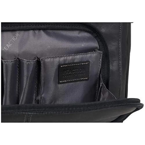 Kenneth Cole Reaction Manhattan Colombian Leather Laptop Briefcase
