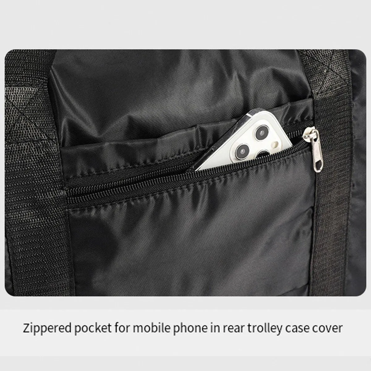 Large Capacity Travel Bag Foldable Luggage Tote Lightweight Storage Duffel Bag