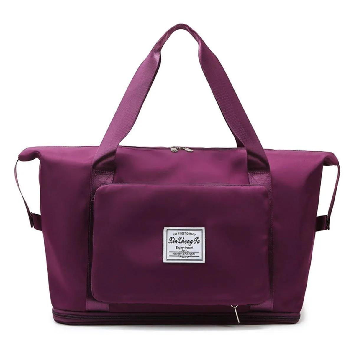 Large Capacity Travel Bag Foldable Luggage Tote Lightweight Storage Duffel Bag