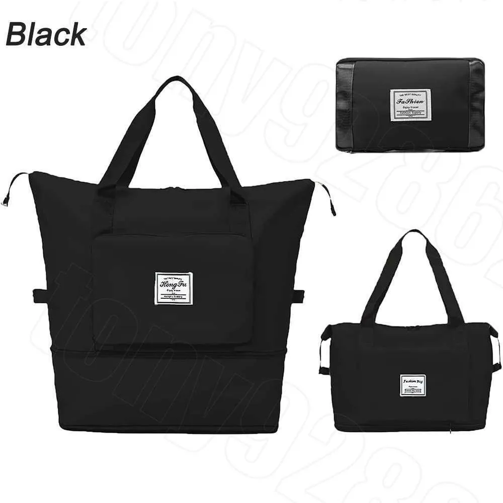 Large Capacity Travel Bag Foldable Luggage Tote Lightweight Storage Duffel Bag