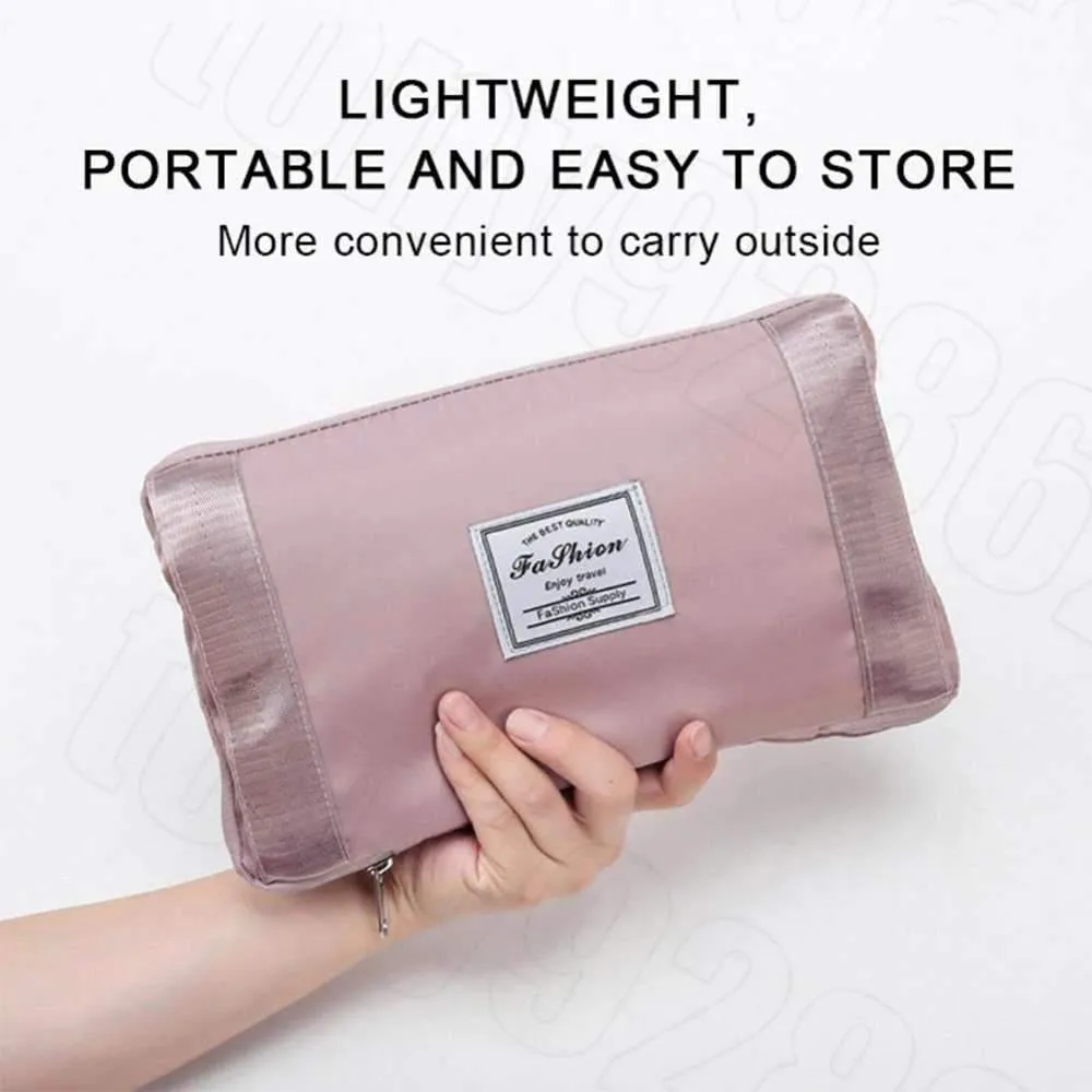 Large Capacity Travel Bag Foldable Luggage Tote Lightweight Storage Duffel Bag