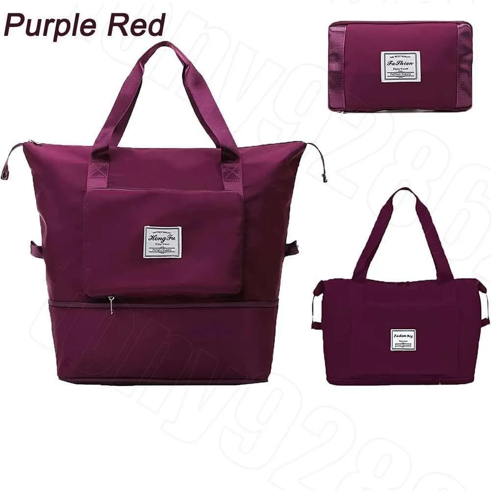 Large Capacity Travel Bag Foldable Luggage Tote Lightweight Storage Duffel Bag