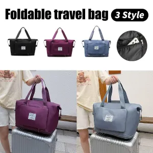 Large Capacity Travel Bag Foldable Luggage Tote Lightweight Storage Duffel Bag