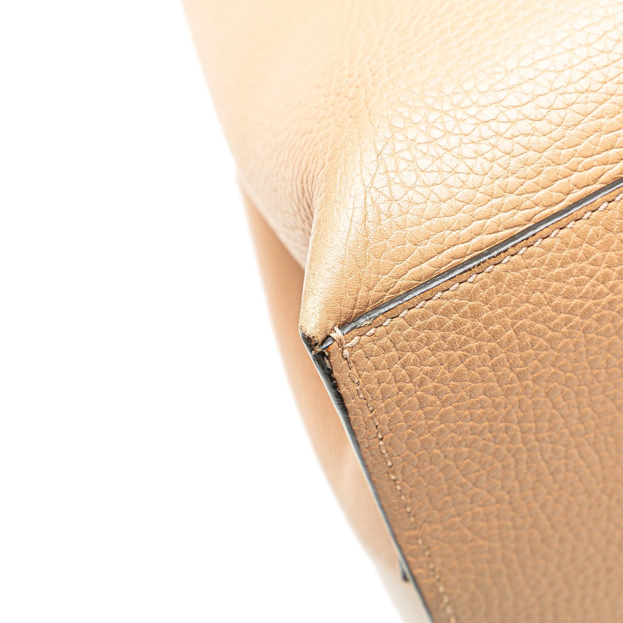 Large Leather Bamboo Daily Satchel