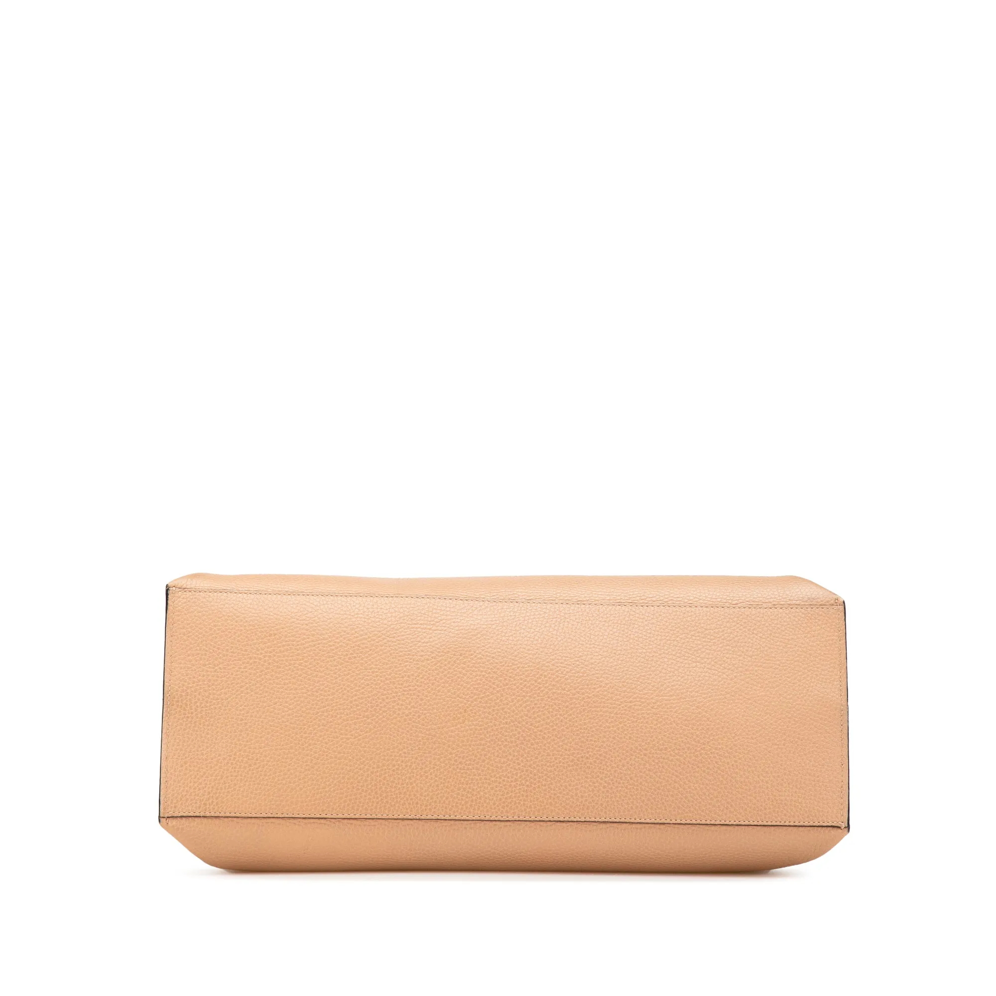 Large Leather Bamboo Daily Satchel
