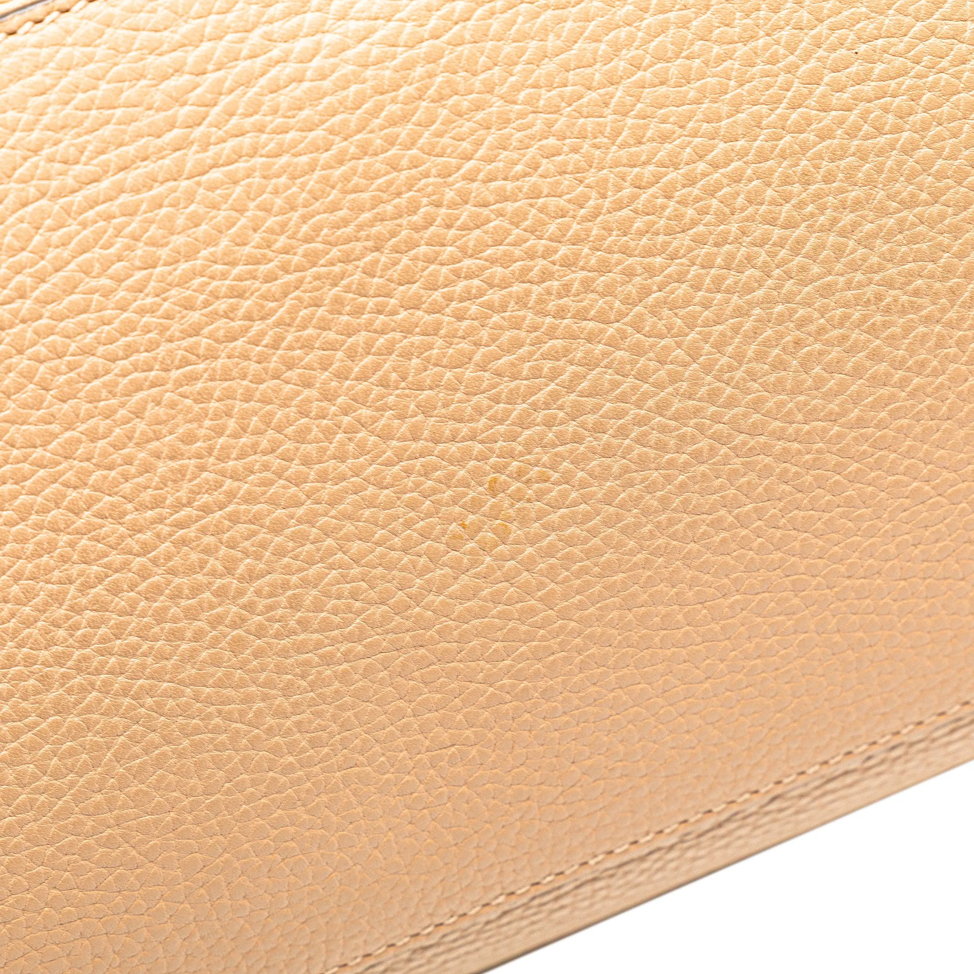 Large Leather Bamboo Daily Satchel
