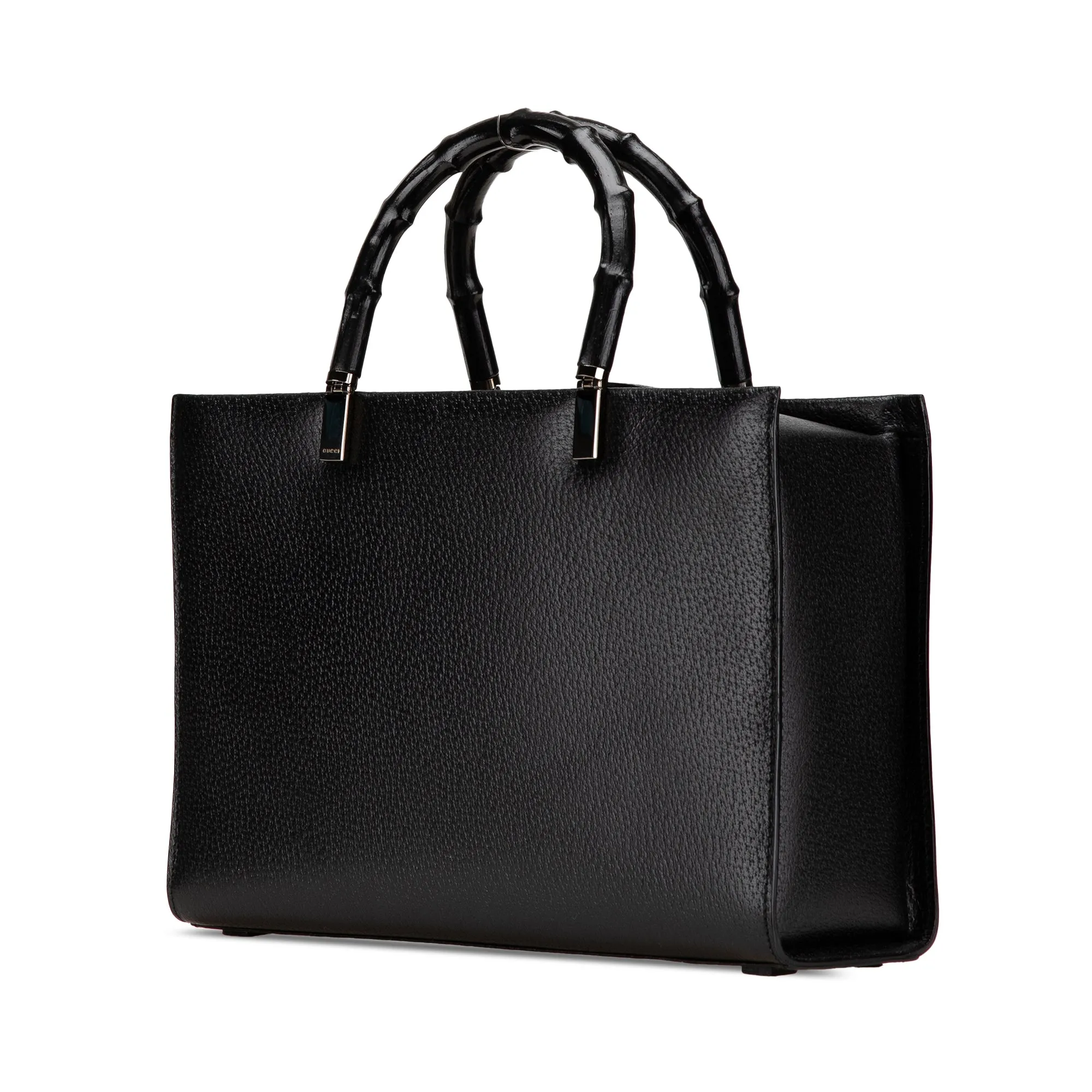 Leather Cinghiale Bamboo Tote