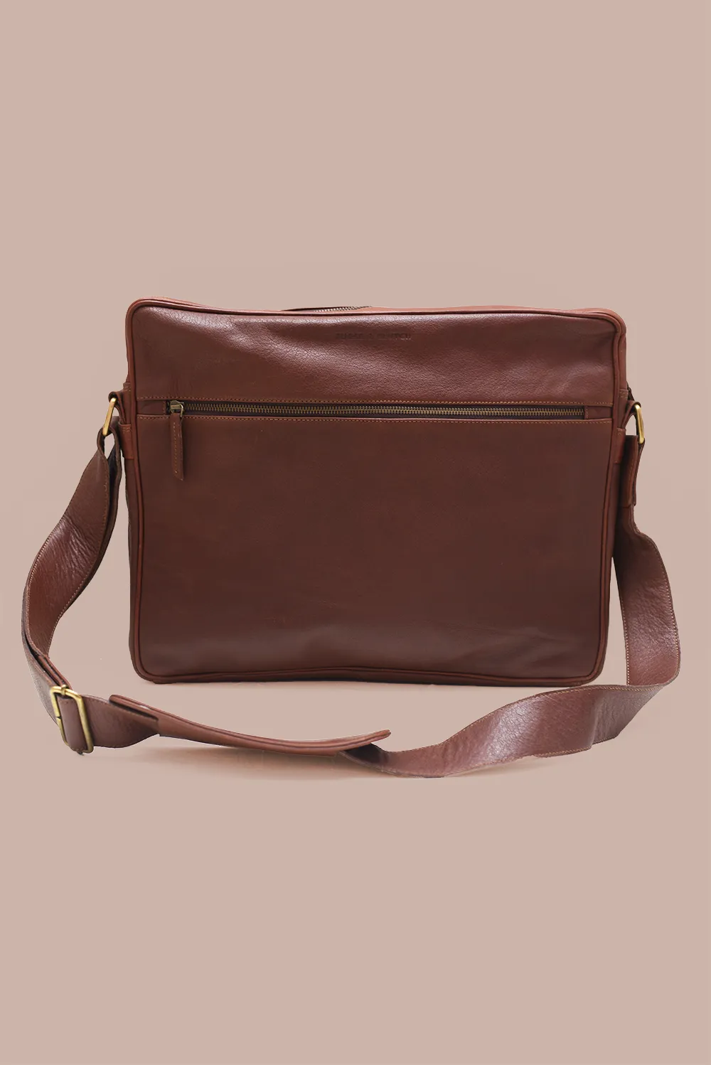 Leather Laptop Satchel - 15"