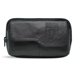 Leather Utility Satchel - Black