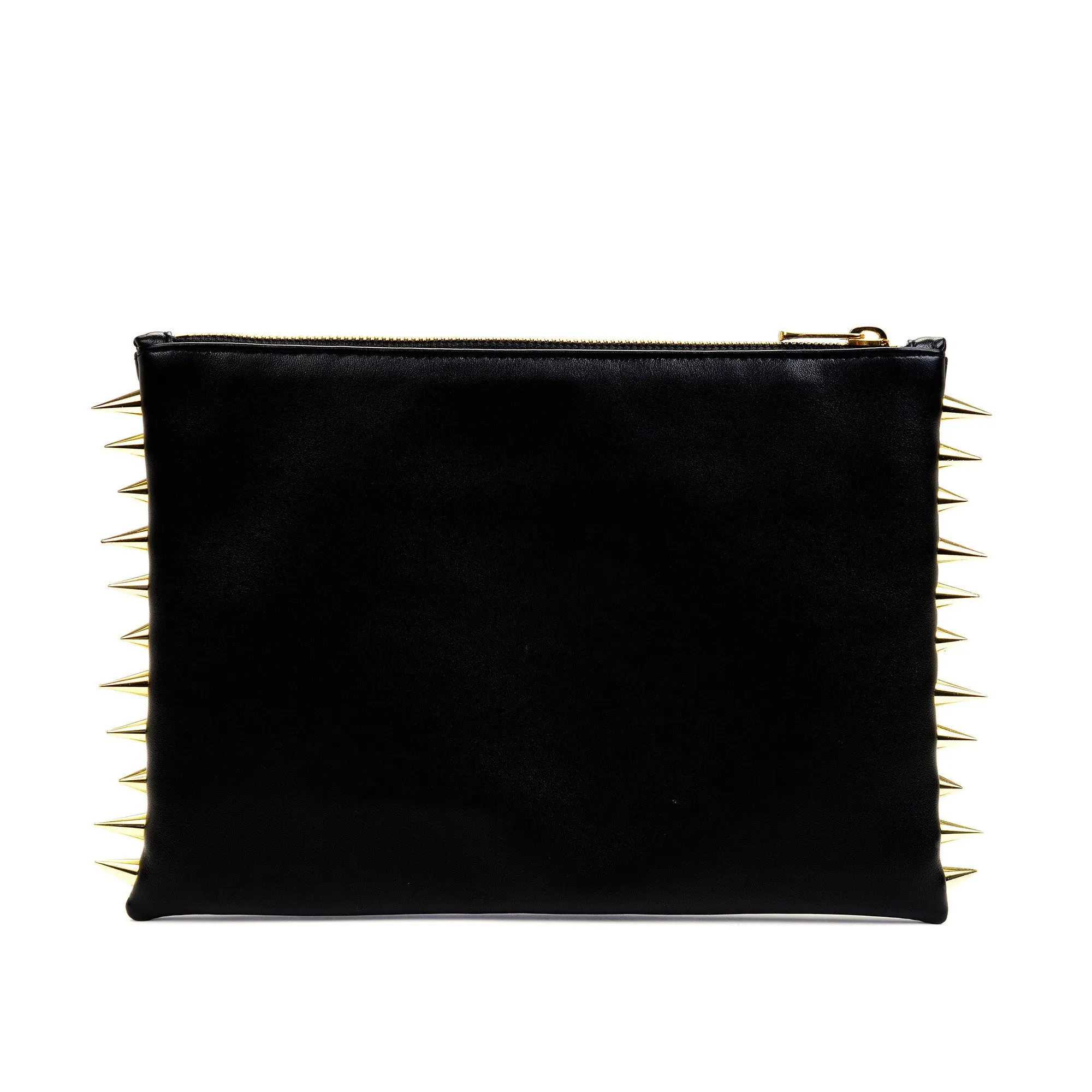 LEOPARD EMBROIDERED CLUTCH BAG(GOLD)