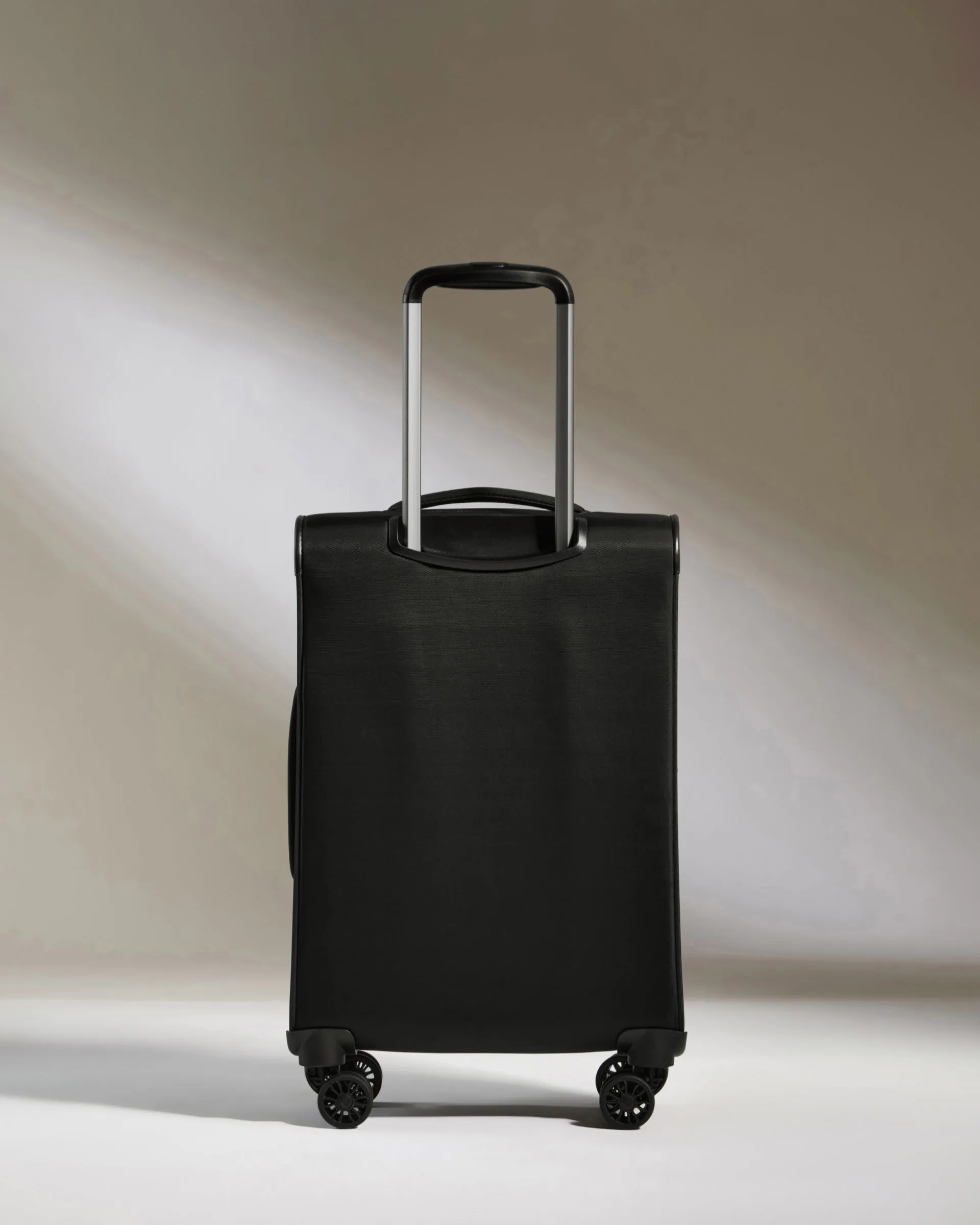 Lightest Carry-on Luggage in Black - Soft Stripe