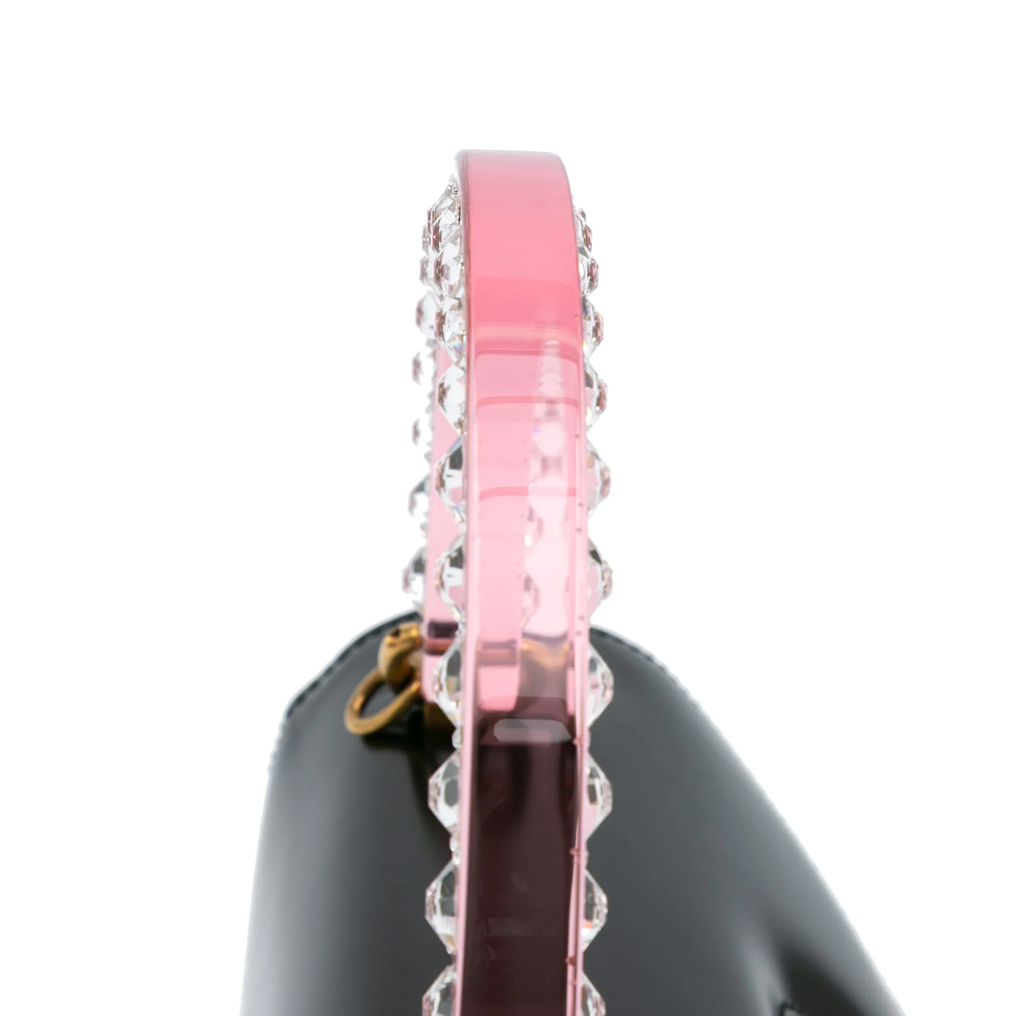 Limited Edition Medium Calfskin Acrylic Classic 2 Top Handle Bag