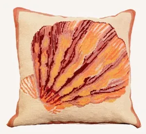 Lions Paw Sea Shell Decorative Pillow