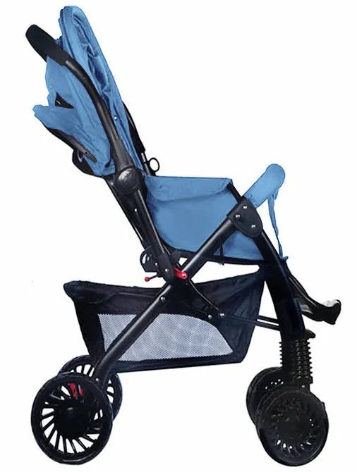 Little Bambino Delux Buddy Baby Stroller Blue BW859BL