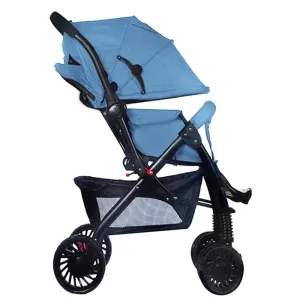 Little Bambino Delux Buddy Baby Stroller Blue BW859BL