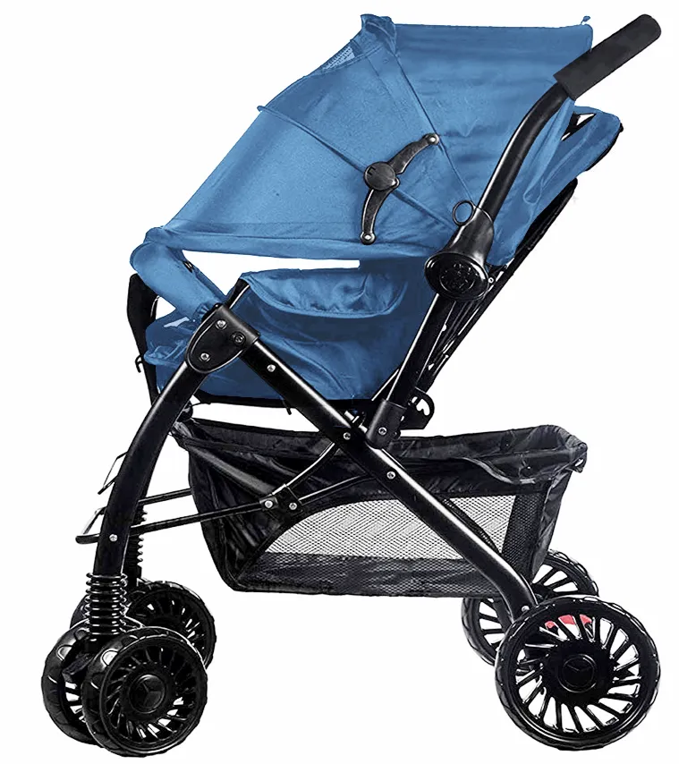 Little Bambino Delux Buddy Baby Stroller Blue BW859BL