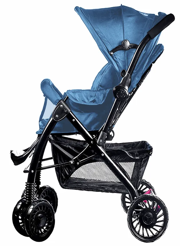 Little Bambino Delux Buddy Baby Stroller Blue BW859BL