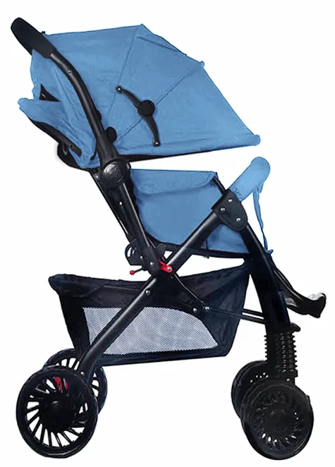 Little Bambino Delux Buddy Baby Stroller Blue BW859BL
