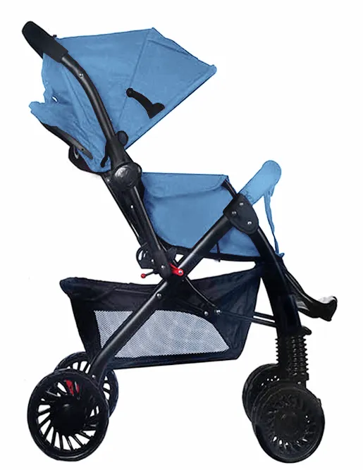 Little Bambino Delux Buddy Baby Stroller Blue BW859BL