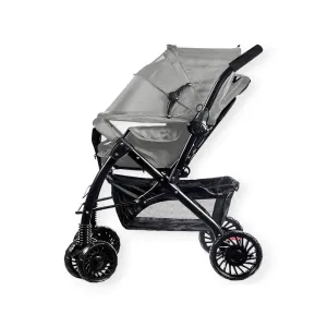Little Bambino Delux Buddy Baby Stroller Grey BW859GR